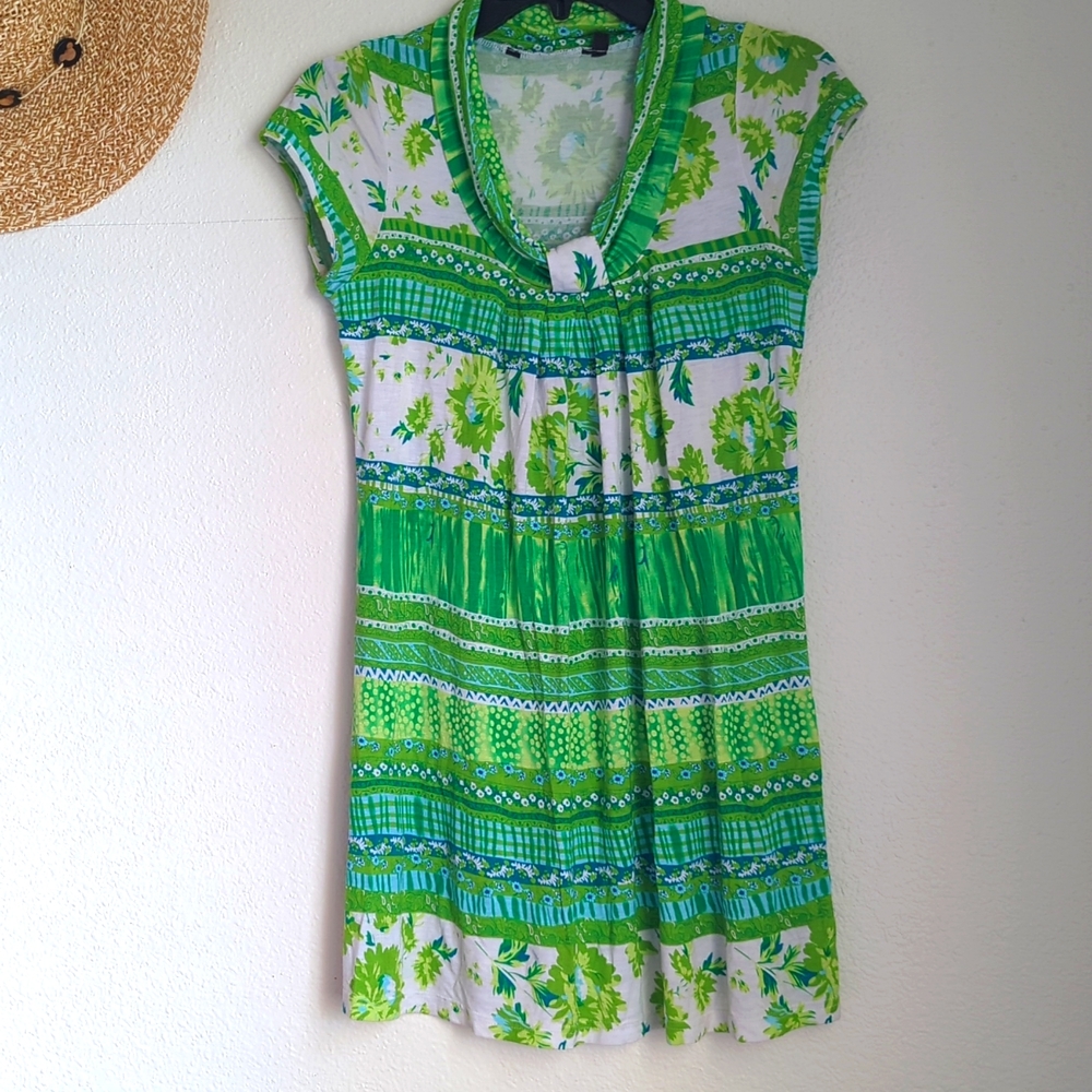 Summer beach flowy floral top
